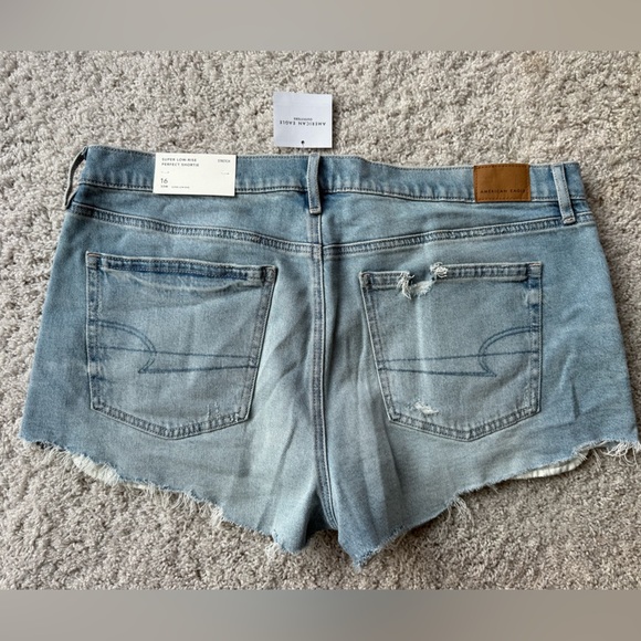 American Eagle Outfitters Super Low Rise Perfect Shorts Size 16 - Picture 12 of 16